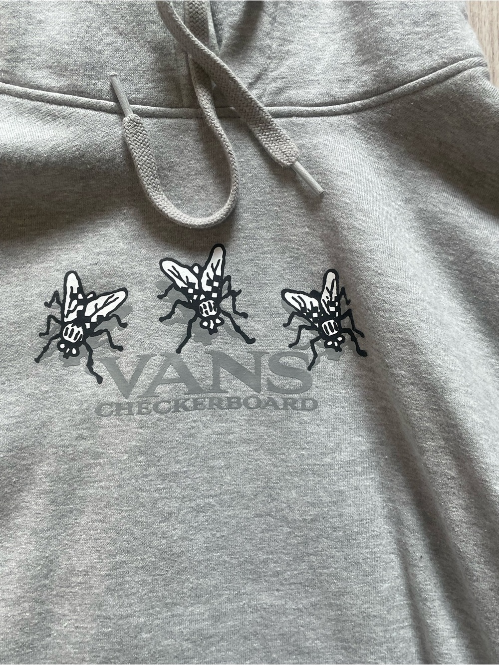 Vans Gray Pullover Hoodie with Fly Graphic